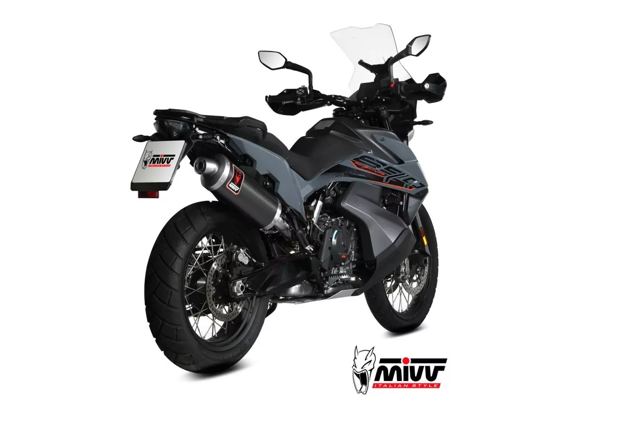MIVV DAKAR Edelstahl Schwarz KTM 790 ADVENTURE-R 19-20