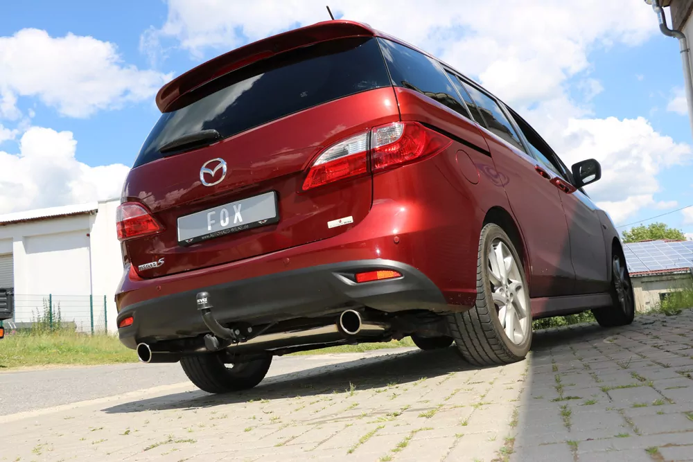 Mazda 5 - CW  Endschalldämpfer quer Ausgang rechts/links - 1x80 Typ 16 rechts/links