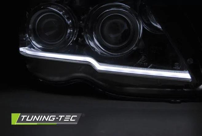 HEADLIGHTS TUBE LIGHT BLACK fits MERCEDES GLK X204 06.08-08.12