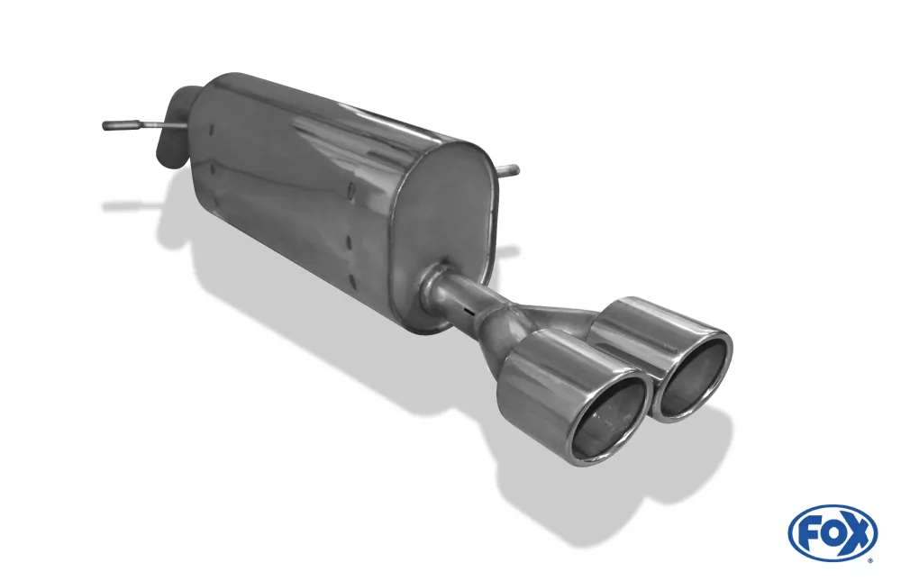 Peugeot 207 SW RC  Endschalldämpfer einseitig - 2x100 Typ 16