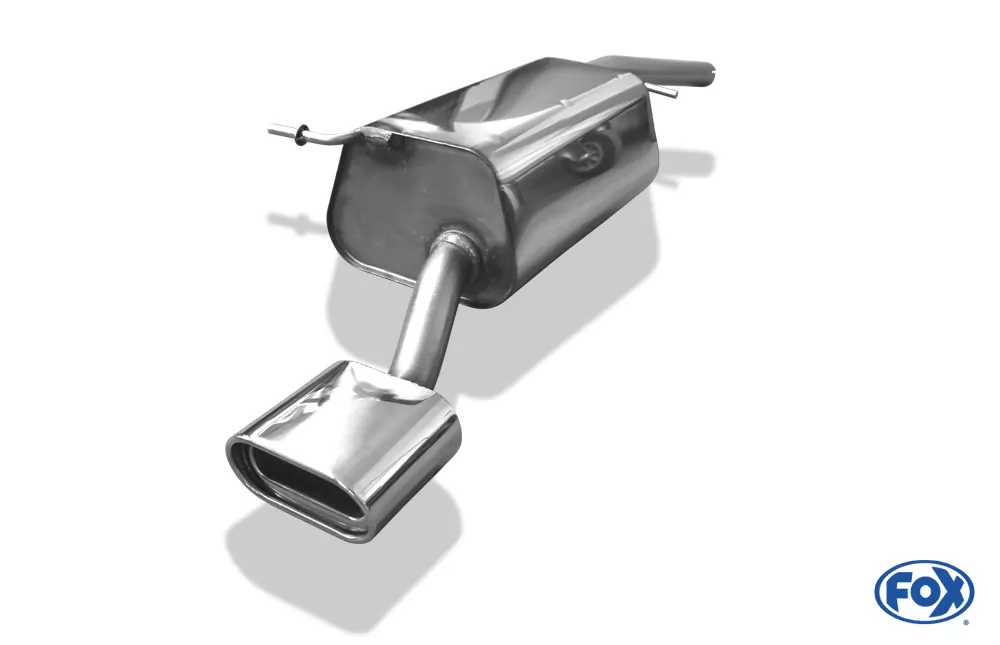 VW Caddy III  Endschalldämpfer einseitig - 160x80 Typ 53