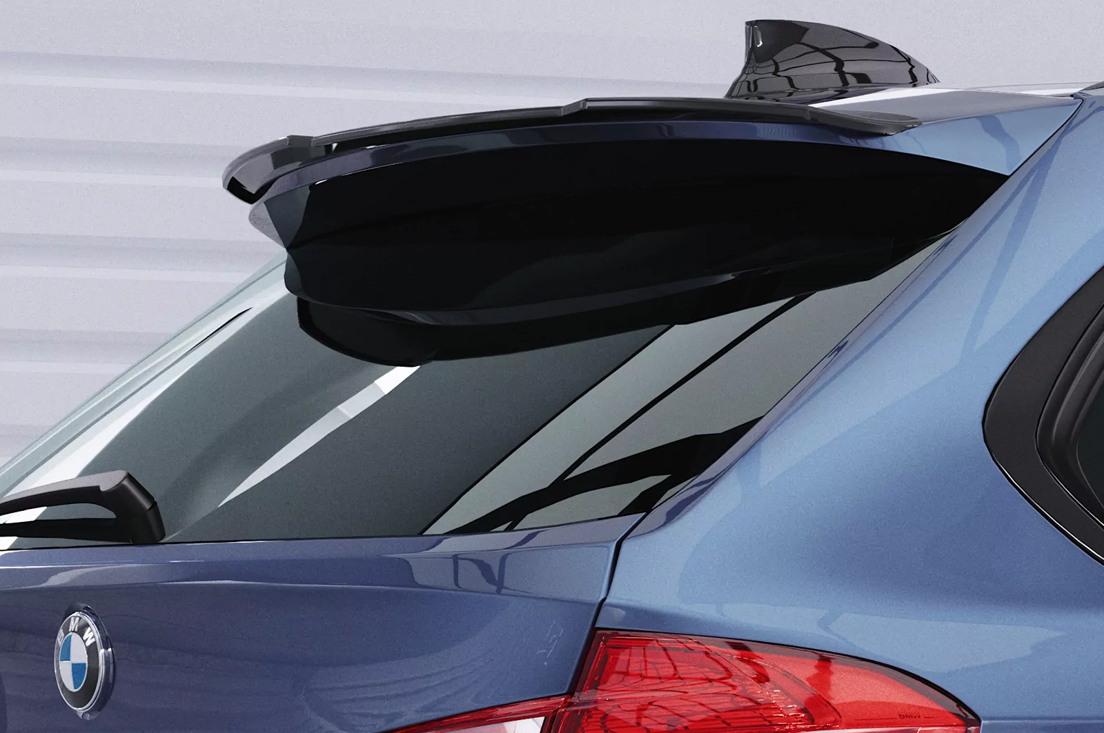 Heckflügel mit ABE für BMW 3er F31 Touring HF736 Schwarz Strukturiert