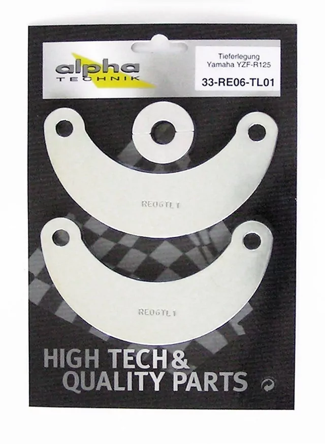alpha Technik Tieferlegungssatz 35mm Yamaha YZF-R125 Typ RE06 Modelljahr 2008-