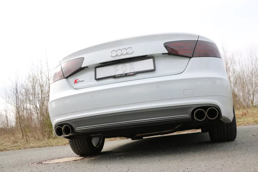 Audi S8 Typ 4H  Endschalldämpfer rechts/links zweiflutig - 2x90 Typ 25 rechts/links