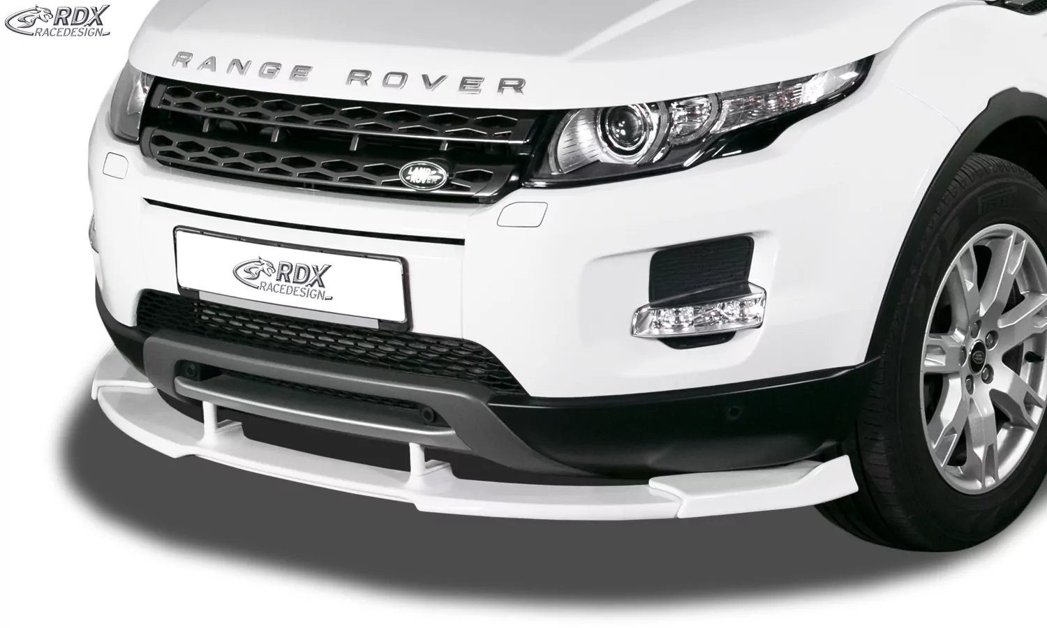 RDX Frontspoiler VARIO-X für RANGE ROVER Evoque 2011-2016 Frontlippe Front Ansatz Vorne Spoilerlippe