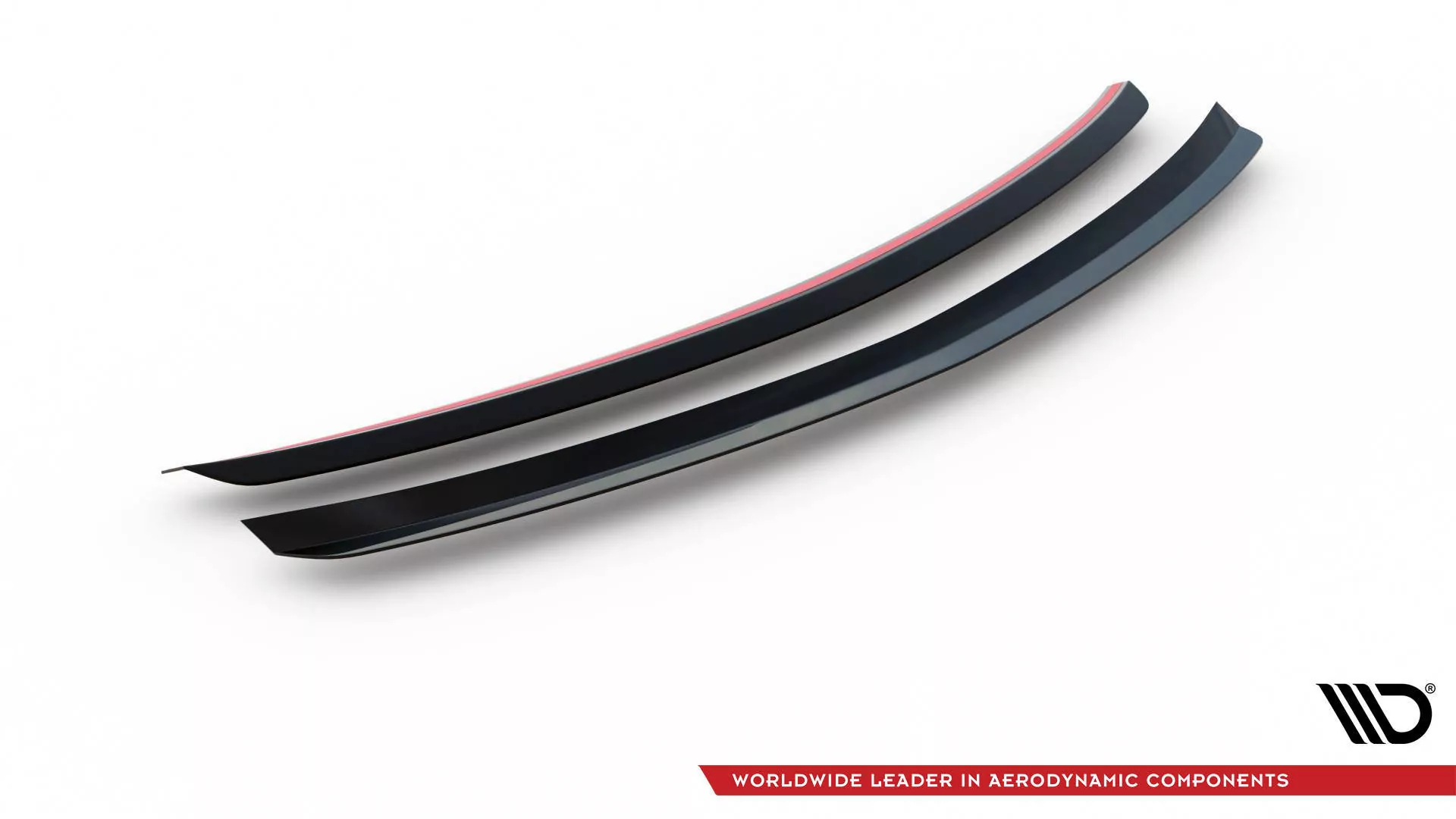 Spoiler CAP Für Mercedes-Benz C Limousine W204 / C Coupe C204 Schwarz Hochglanz