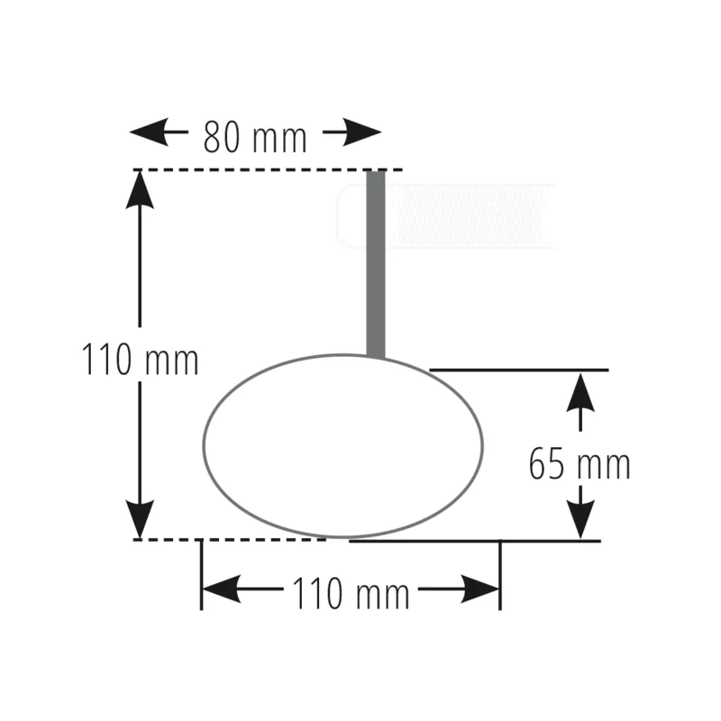 SHIN YO Ferrara Handlebar End Mirror Chrome (1pc)