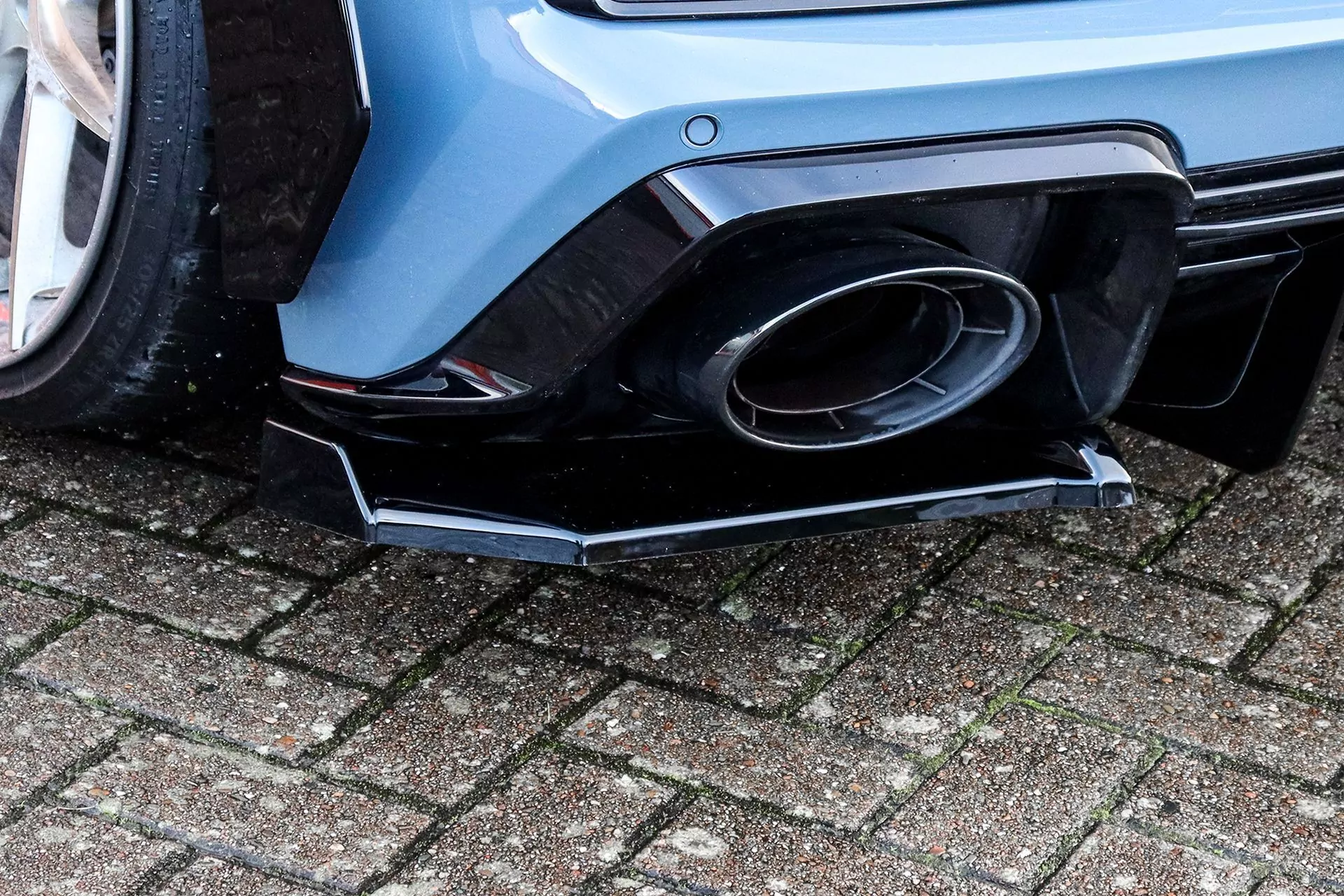 Heckansatz Seitenteile mit Wings für Audi R8 4S