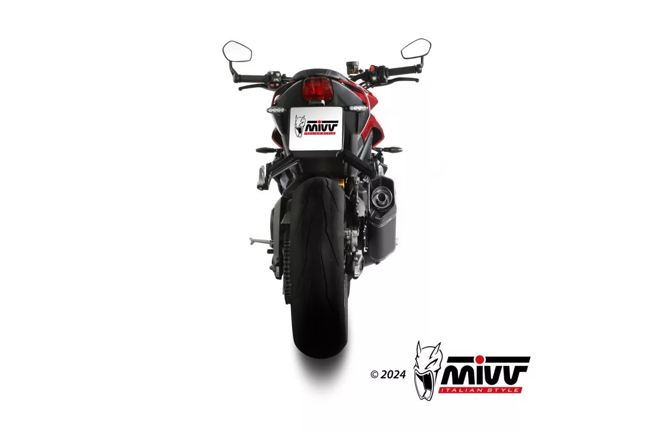 MIVV SR-1 Titan Schwarz TRIUMPH STREET TRIPLE 765 R-RS 2023-2024