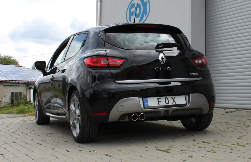 Renault Clio IV GT  Endschalldämpfer - 2x76 Typ 16