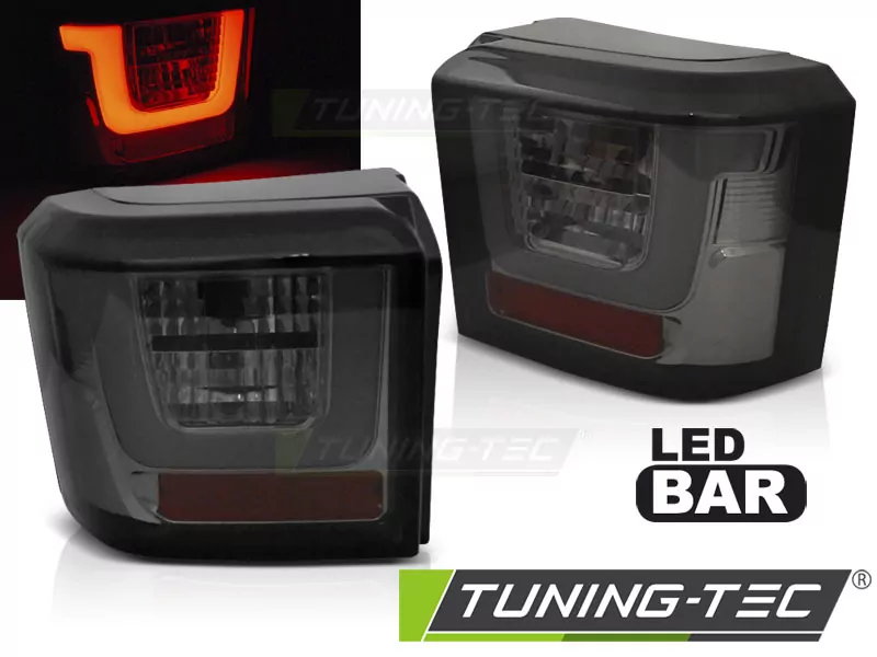 Led Bar Tail Lights Smoke Fits Vw T4 90-03.03