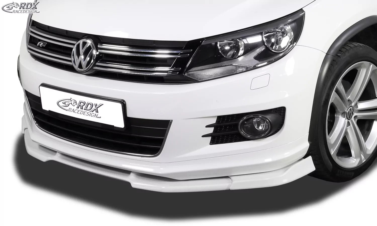 RDX Frontspoiler VARIO-X für VW Tiguan (2011-2016) R-Line Frontlippe Front Ansatz Vorne Spoilerlippe