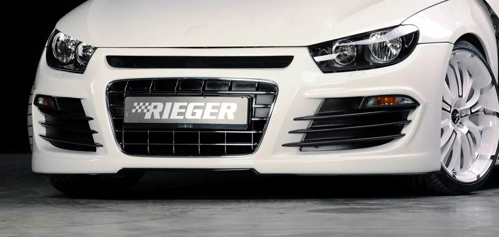 Rieger Spoilerstoßstange für VW Scirocco 3 (13) - 2-tür. 08.08-04.14 (bis Facelift) carbon optik