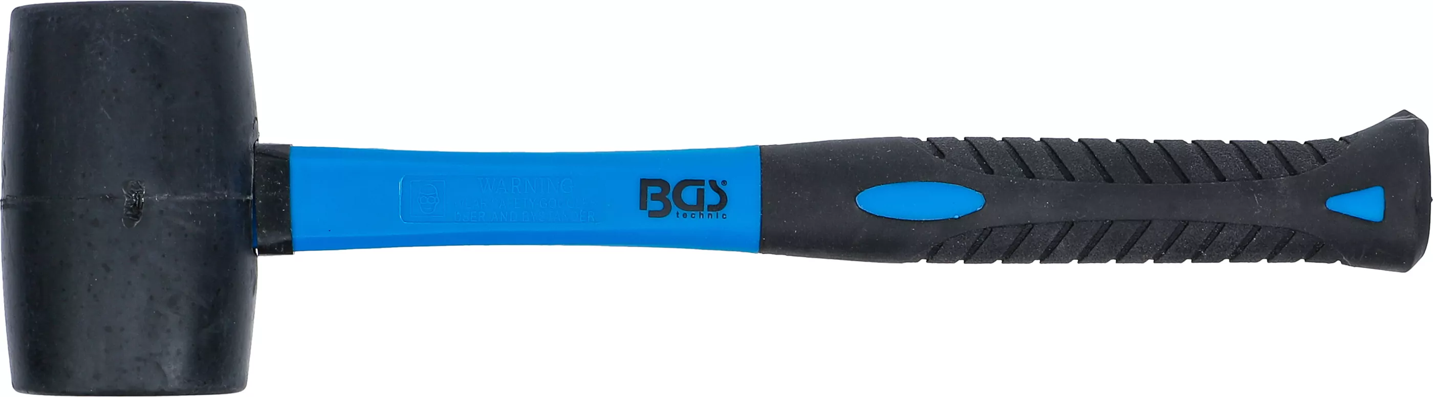Gummihammer | Fiberglasstiel | schwarzer Kopf | Ø 50 mm | 280 g