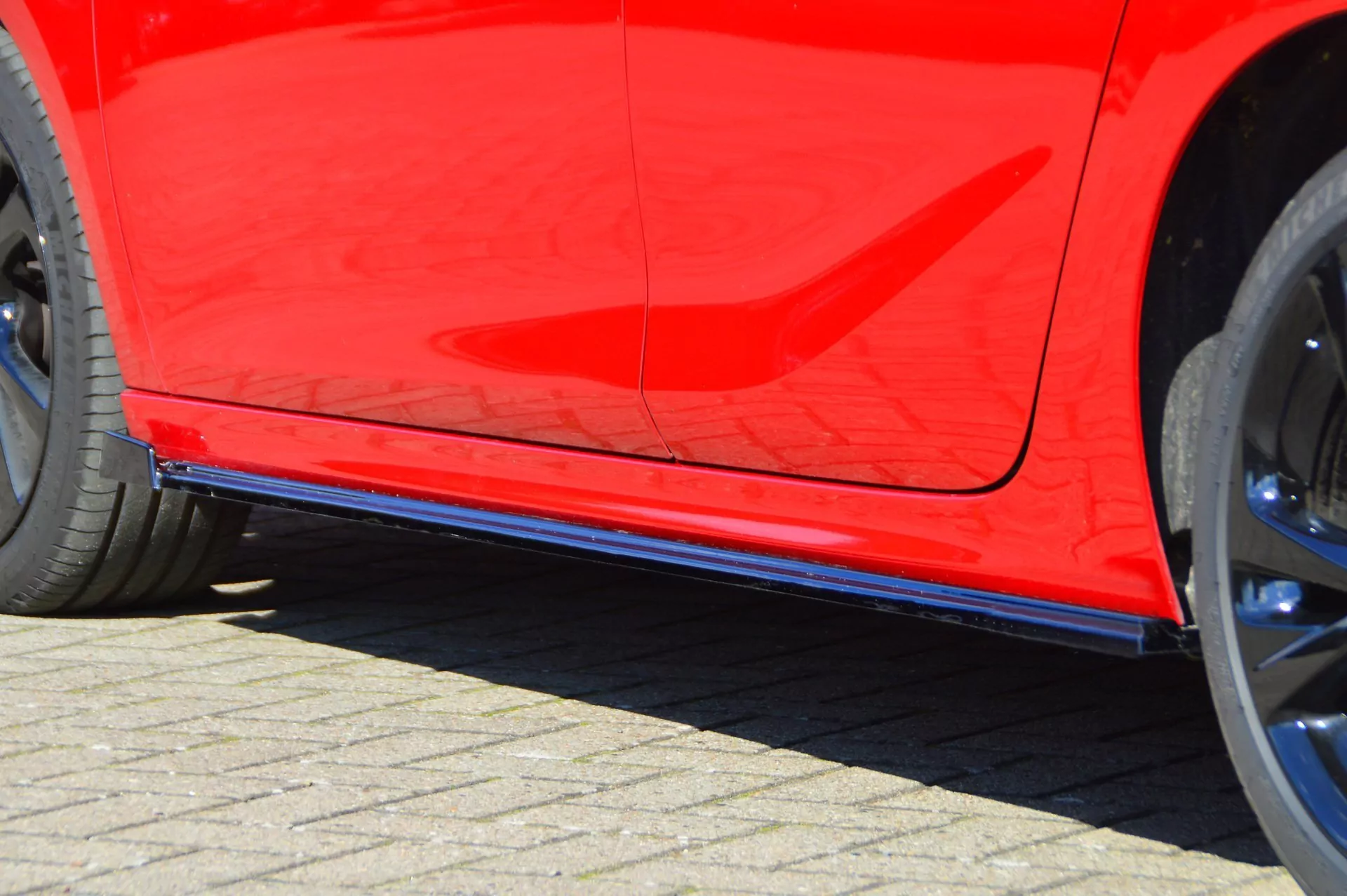 Seitenschweller mit Wing  vorne für Opel Corsa F