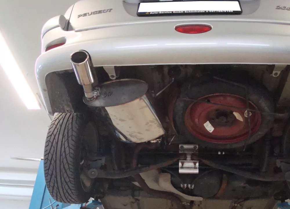 Peugeot 206 SW  Endschalldämpfer - 88x74 Typ 32