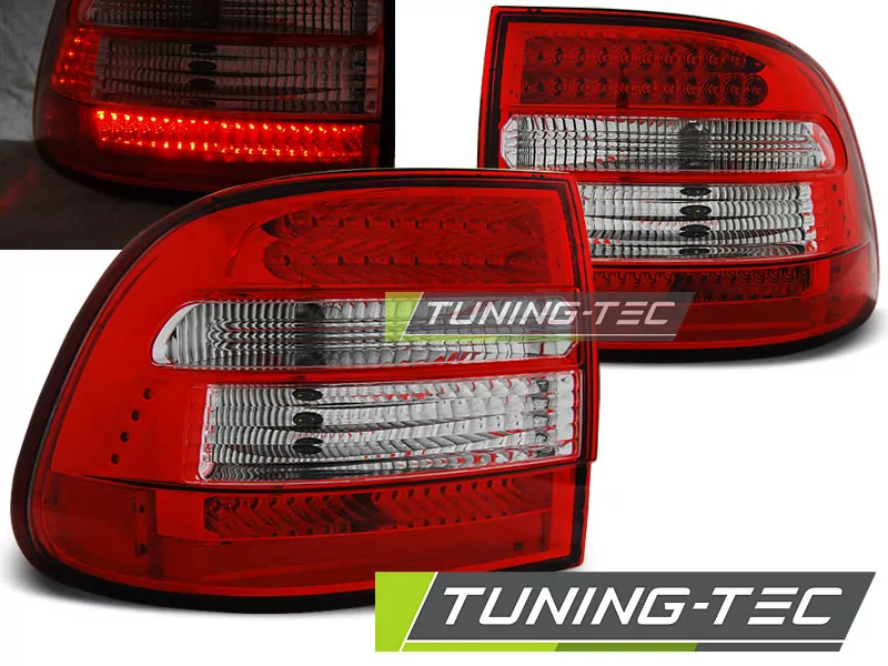 Led Tail Lights Red White Fits Porsche Cayenne 02-06