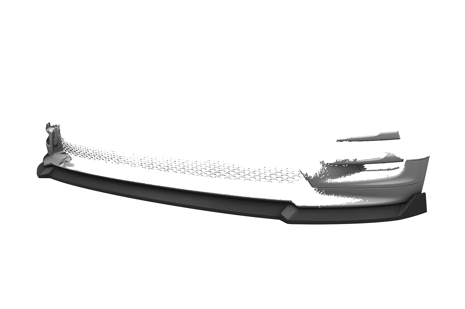 Cup-Spoilerlippe mit ABE für Land Rover Range Rover Velar (L560) CSL760 Schwarz Strukturiert