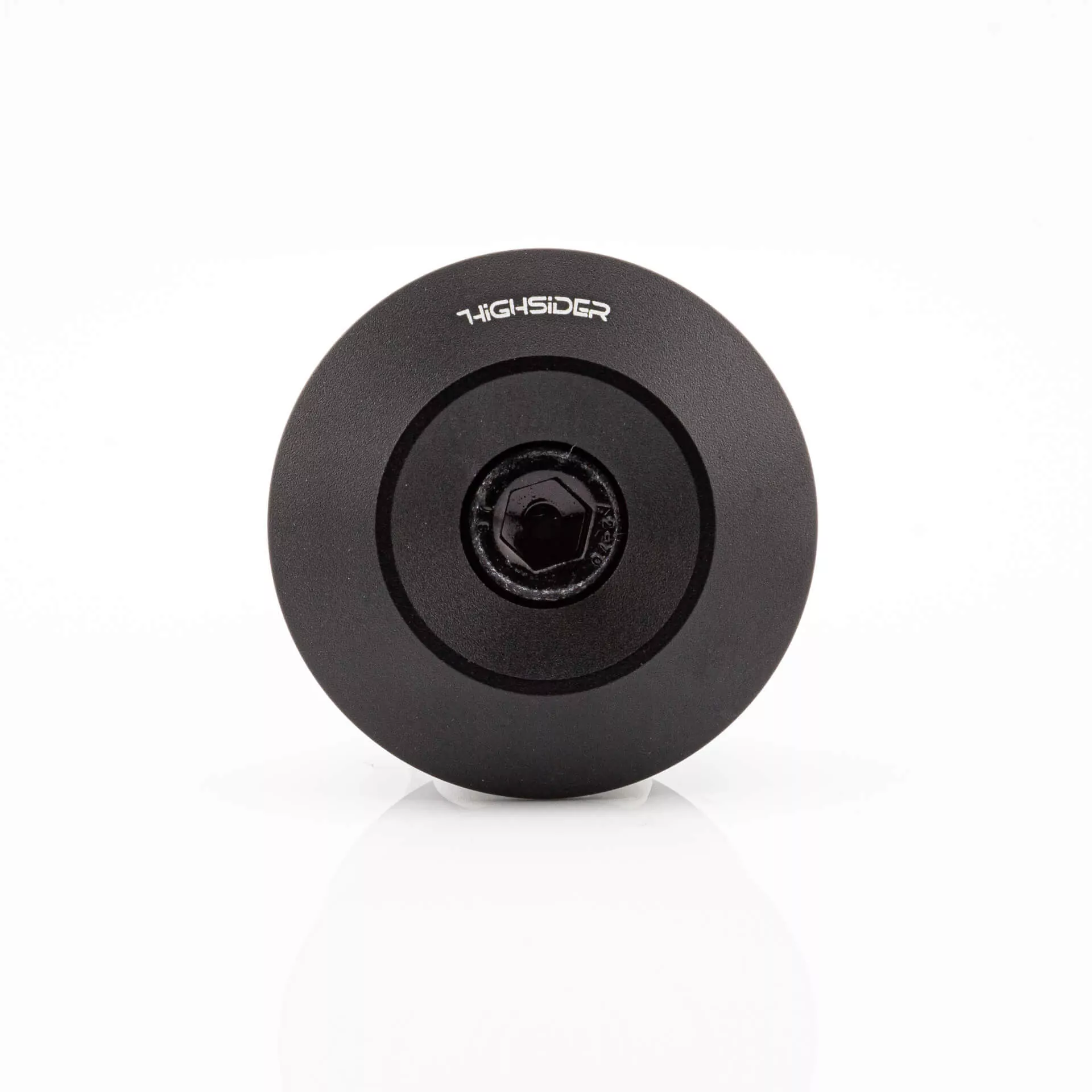 HIGHSIDER pro Montana Dot-Blast Lenkerenden, Schwarz-Matt (Paar)