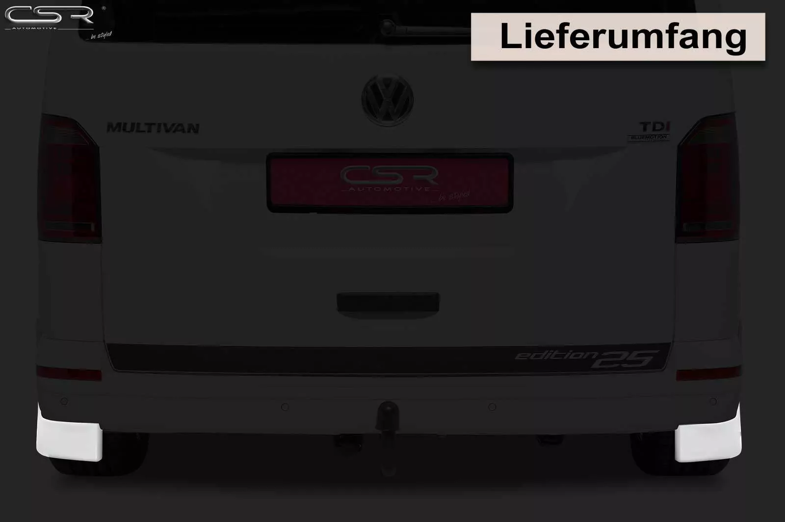 Heckansatz für VW T6 Bus HA156