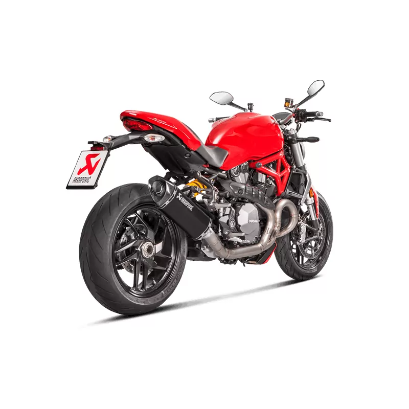 Akrapovic Slip-On Line (Titanium) Auspuff für Ducati Monster 1200R / Monster 1200/1200S / Monster 821 2017-2020