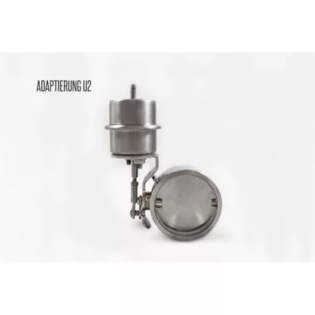 ABGASKLAPPE AR1 CERAMIC "UNTERDRUCK" 89mm  zum einschweißen - funktioniert mit Unterdruck - im Ruhezustand geschlossen