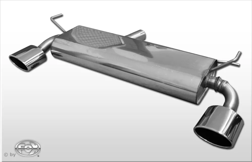 Renault Koleos Benzin  Endschalldämpfer quer Ausgang rechts/links - 140x90 Typ 44 rechts/links