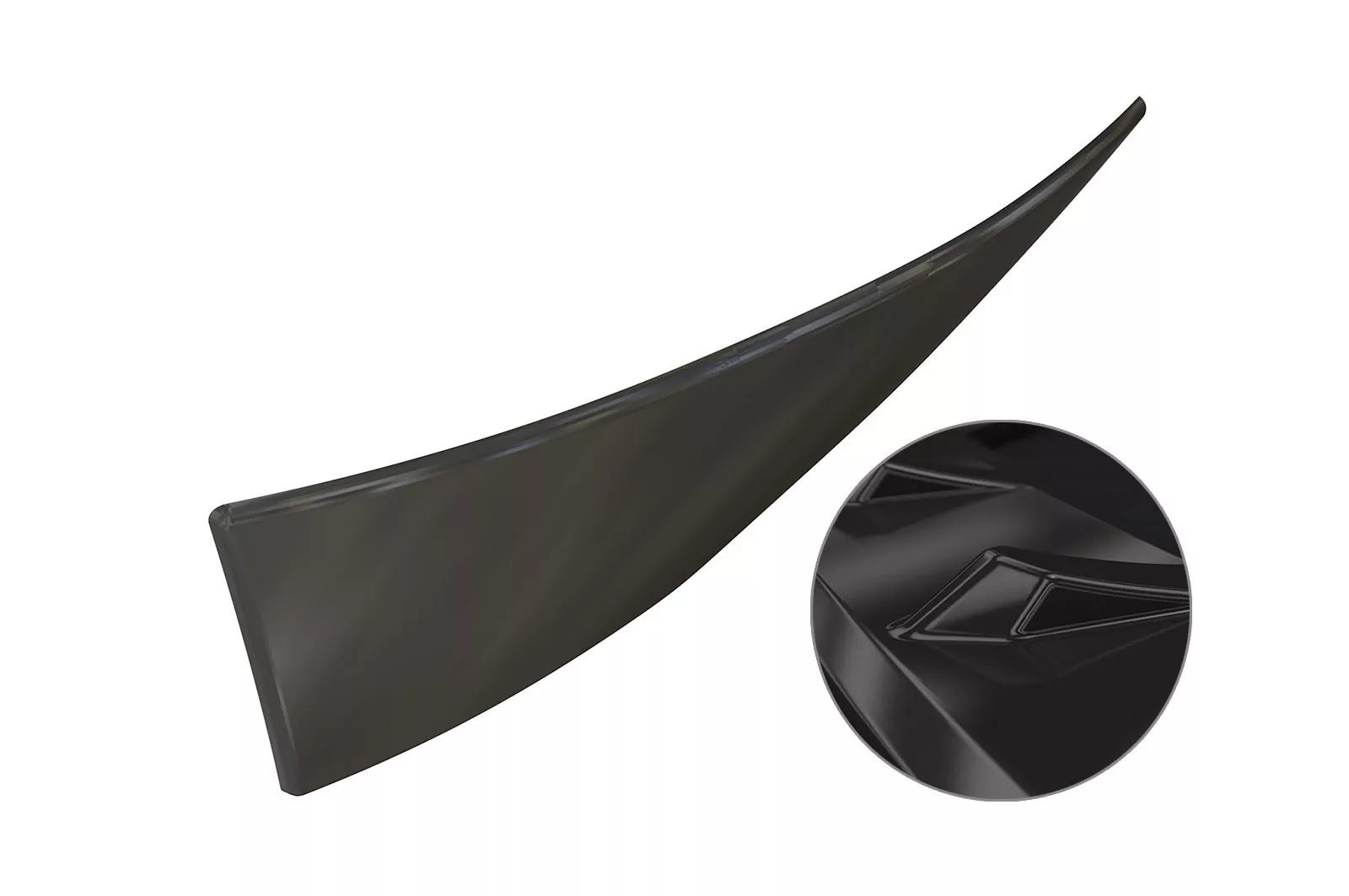 Heckansatz für VW Golf 7 GTI/ GTD/ GTE/ e-Golf Glossy (schwarz hochglanz)