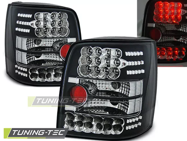 Led Tail Lights Black Fits Vw Passat B5 11.96-08.00 Variant