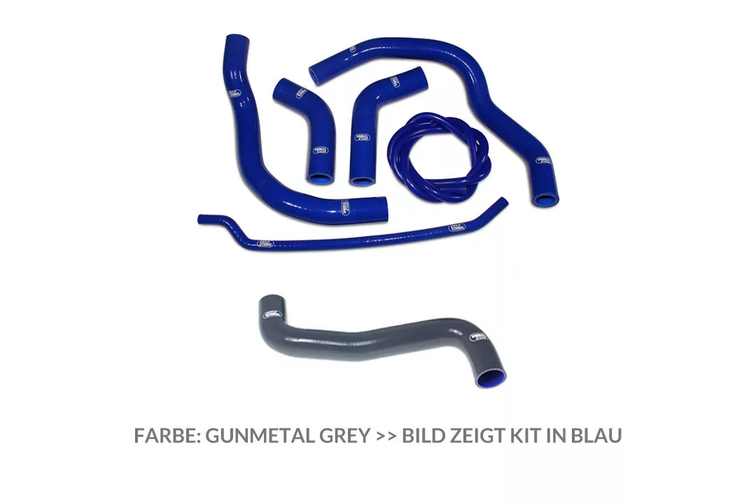 SAMCO SPORT Siliconschlauch Kit gunmetal grey für Honda CBR650F CB650F Modelljahr 2014-2023