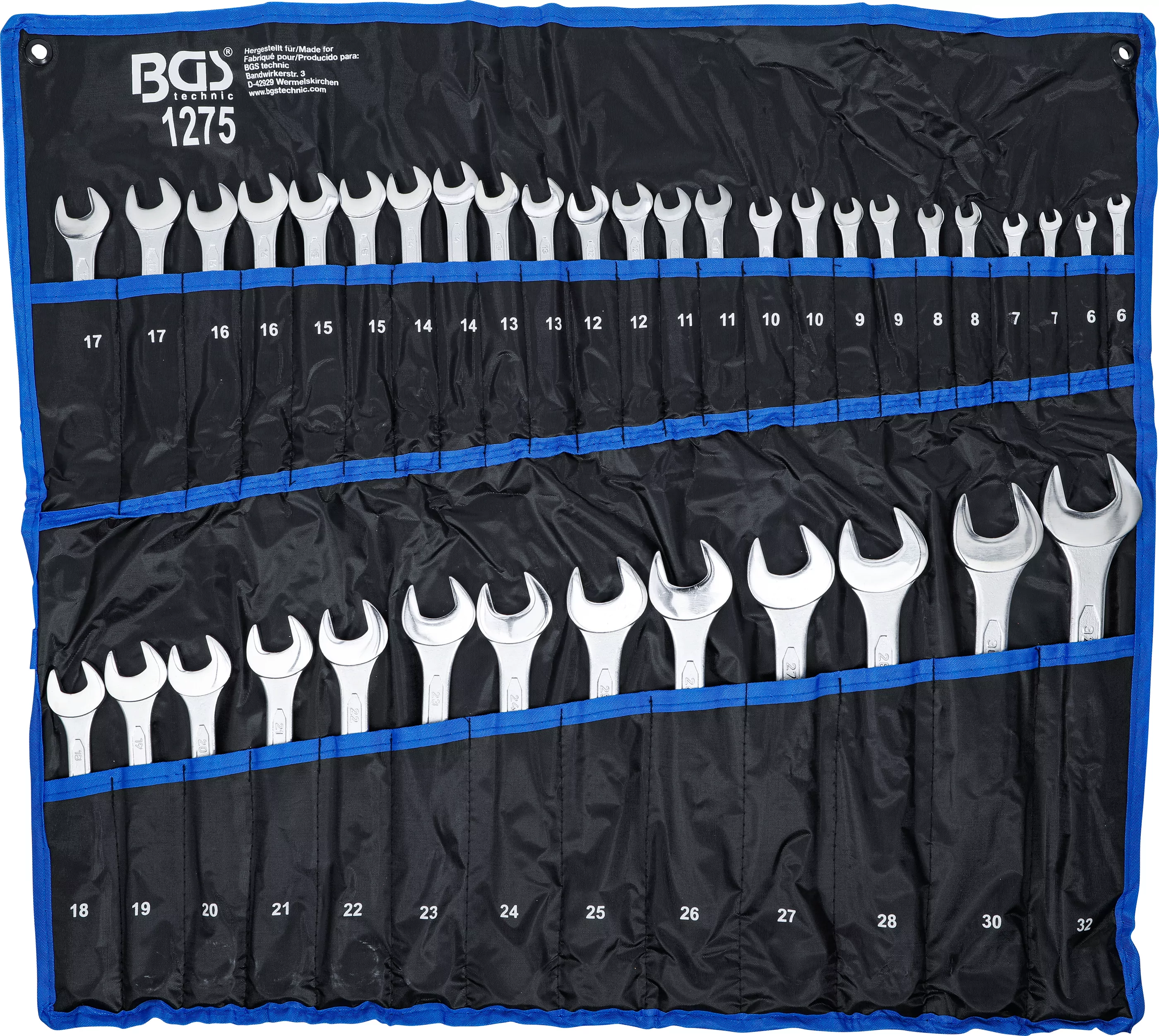 Maul-Ringschlüssel-Satz | SW 6 - 32 mm | 37-tlg.