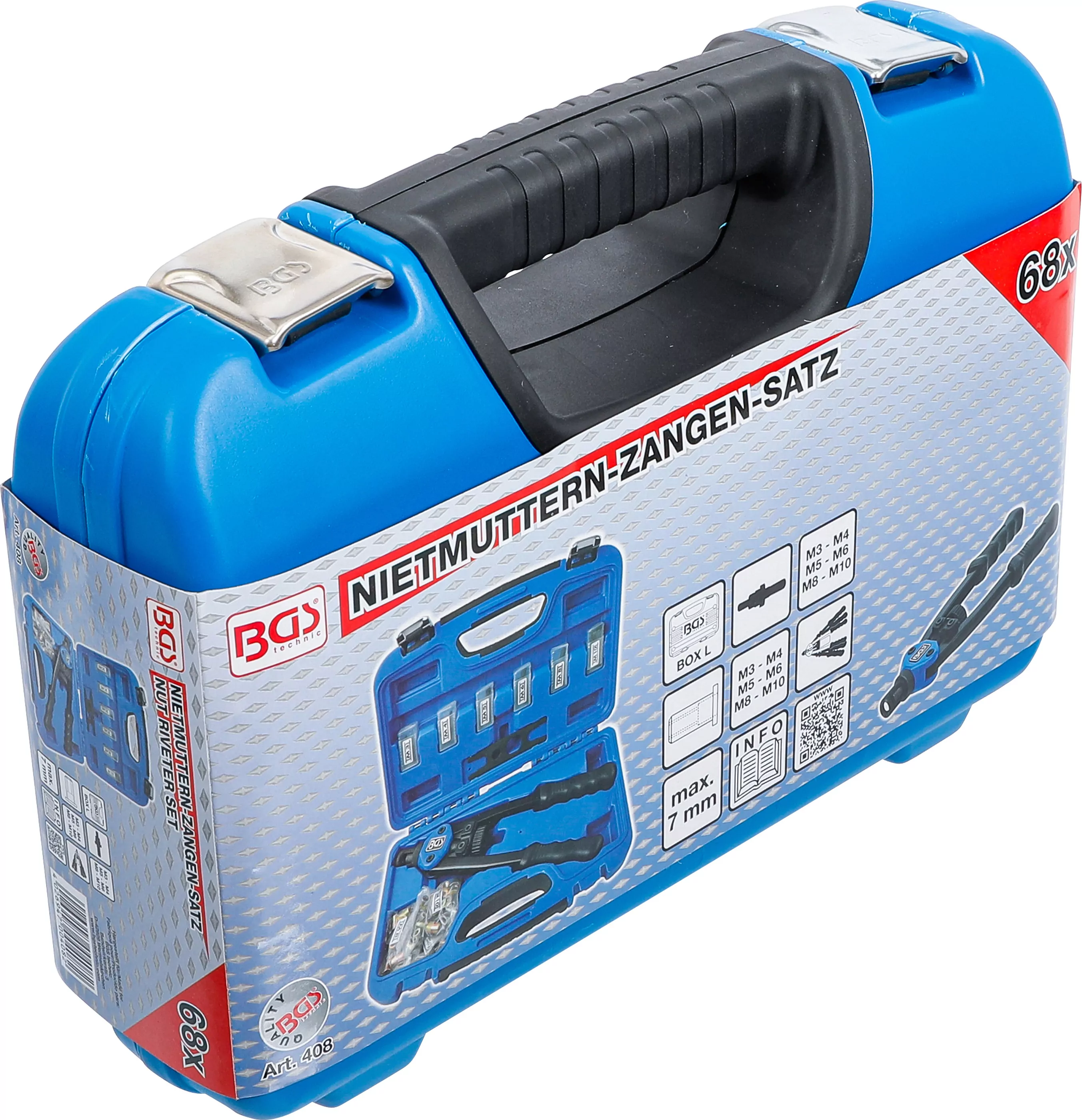 Nietmutternzangen-Satz | M3 - M10 | 68-tlg.