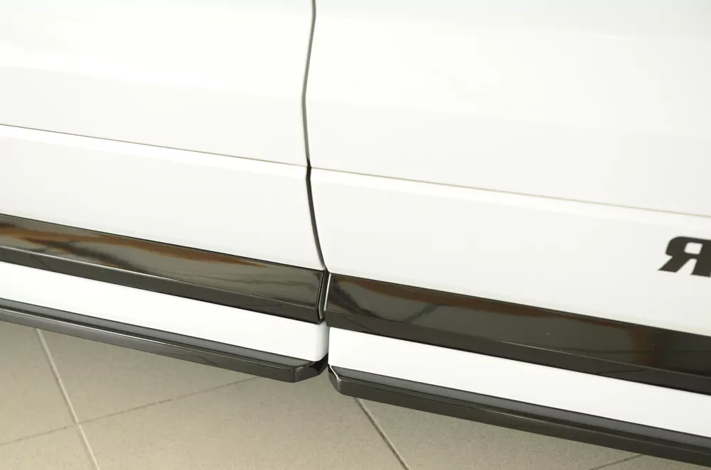 Rieger Seitenschweller rechts ansatz (3-tlg.) matt schwarz für Seat Ateca Cupra (5FP)  08.20- (ab Facelift)