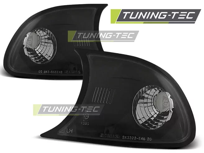 Front Direction Black Fits Bmw E46 04.99-08.01 Coupe