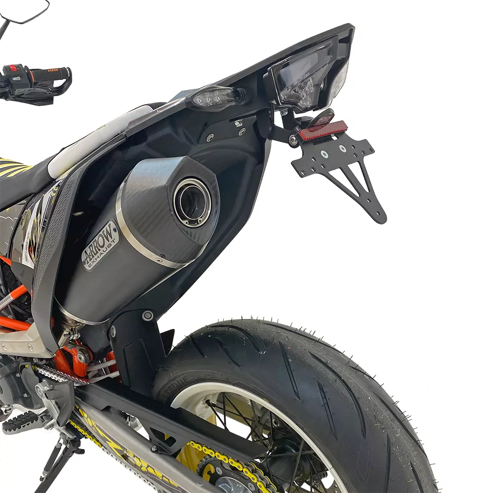 alpha Technik Kennzeichenhalter für KTM 690SMC R; Typ KTM690LC4; Modelljahr 2019-