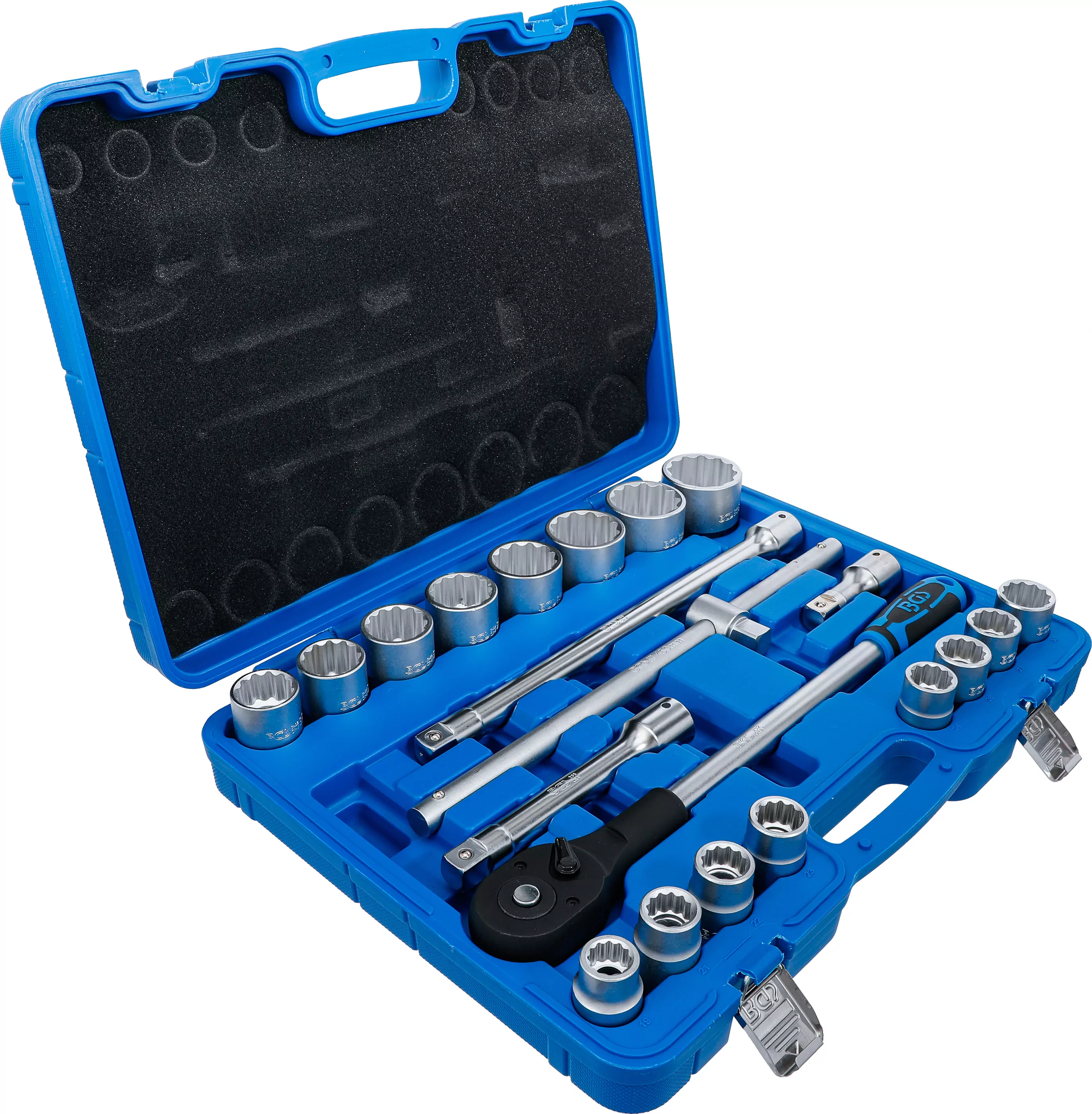 Steckschlüssel-Satz Zwölfkant | Antrieb 20 mm (3/4") | 21-tlg.