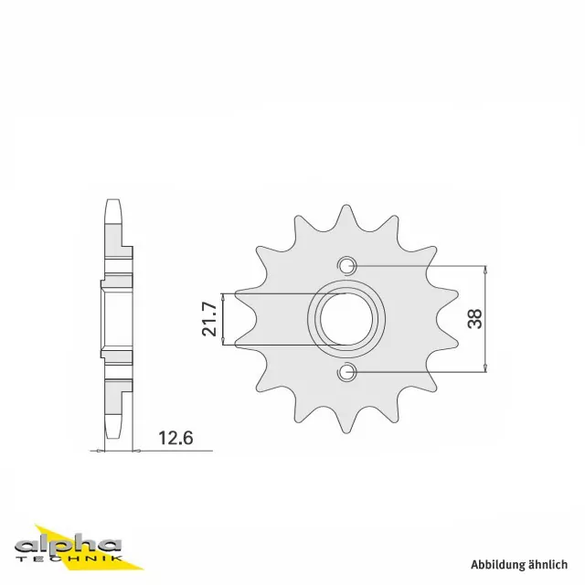 EK-Chain Kettensatz 520DEX für Husaberg FS 570 Supermoto Modelljahr 2010