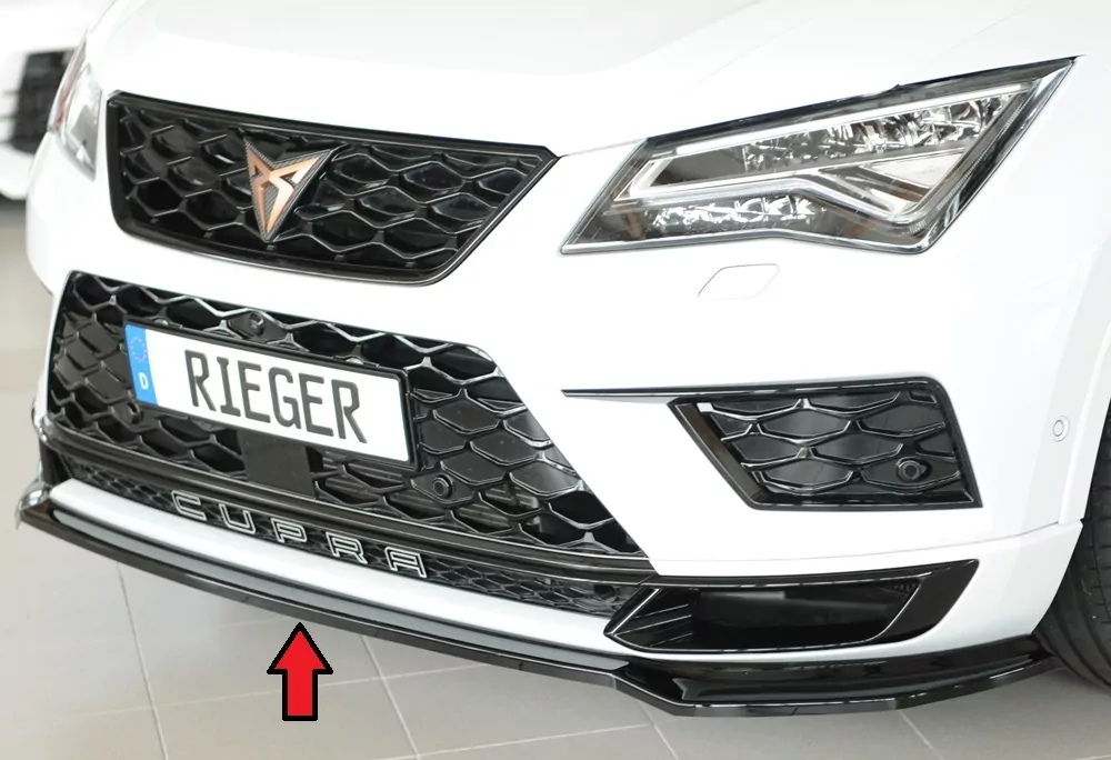 Rieger Spoilerschwert glanz schwarz für Seat Ateca Cupra (5FP)  09.18-07.20 (bis Facelift)
