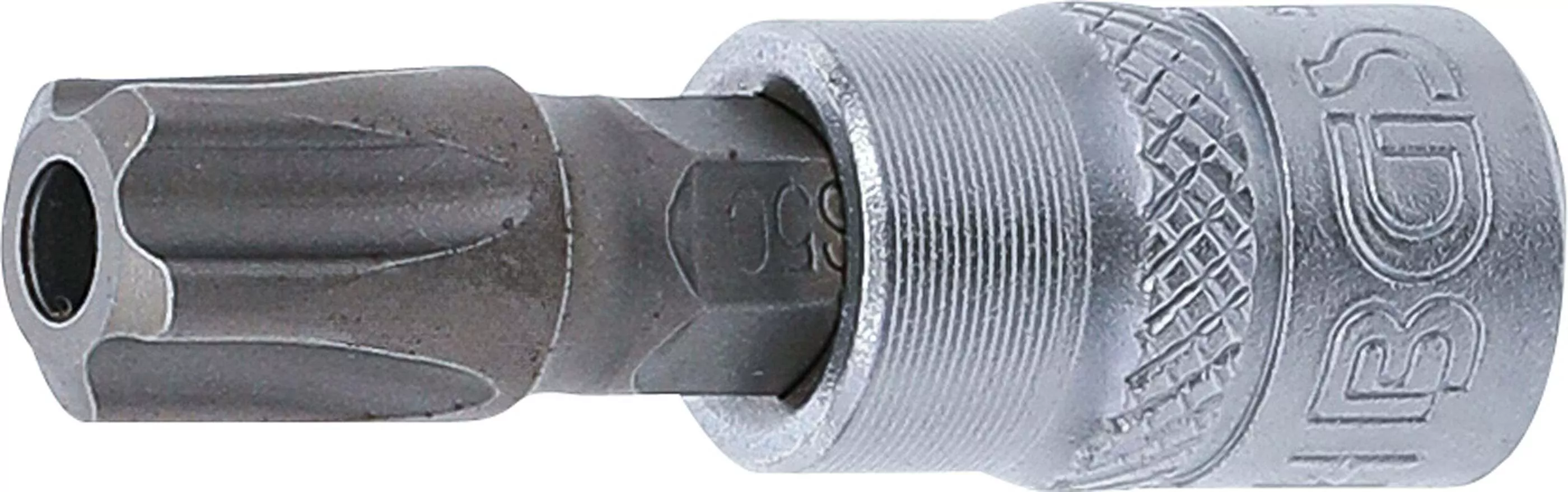 Bit-Einsatz | Antrieb Innenvierkant 6,3 mm (1/4") | TS-Profil (für Torx Plus) mit Bohrung TS50
