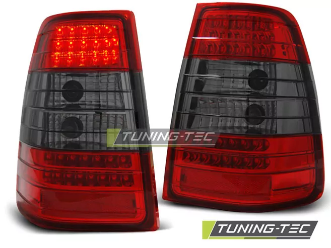 Led Tail Lights Red Smoke Fits Mercedes W124 E-klasa Kombi 09.85-95