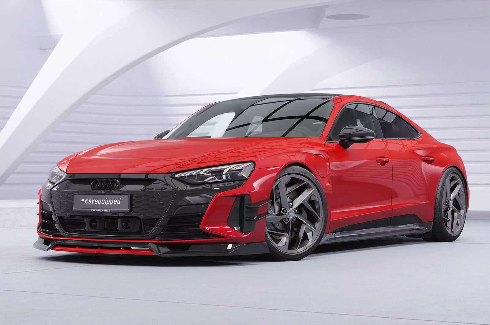 Performance Flaps für Audi e-tron GT FP023 Schwarz Strukturiert