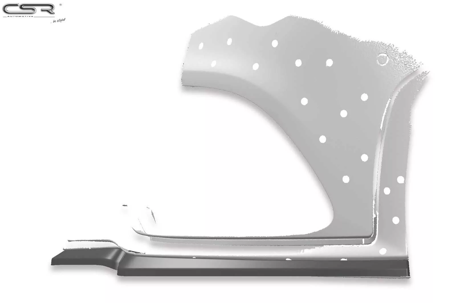 Cup-Spoilerlippe mit ABE für Mercedes Benz CLA C118/X118 AMG-Line CSL456-M Carbon Look (matt)