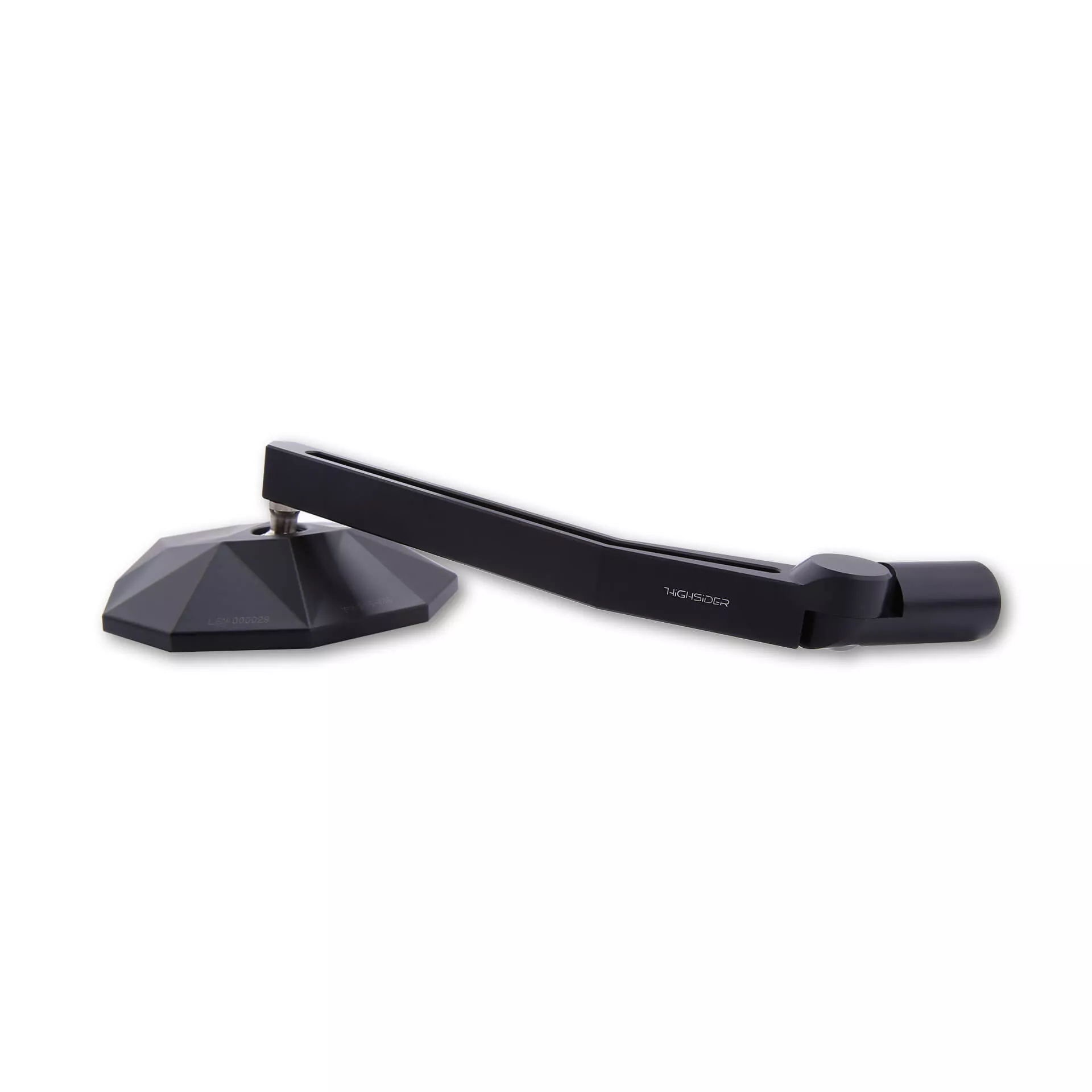 HIGHSIDER pro Handlebar Mirror Stealth-X1 Black (Pair)
