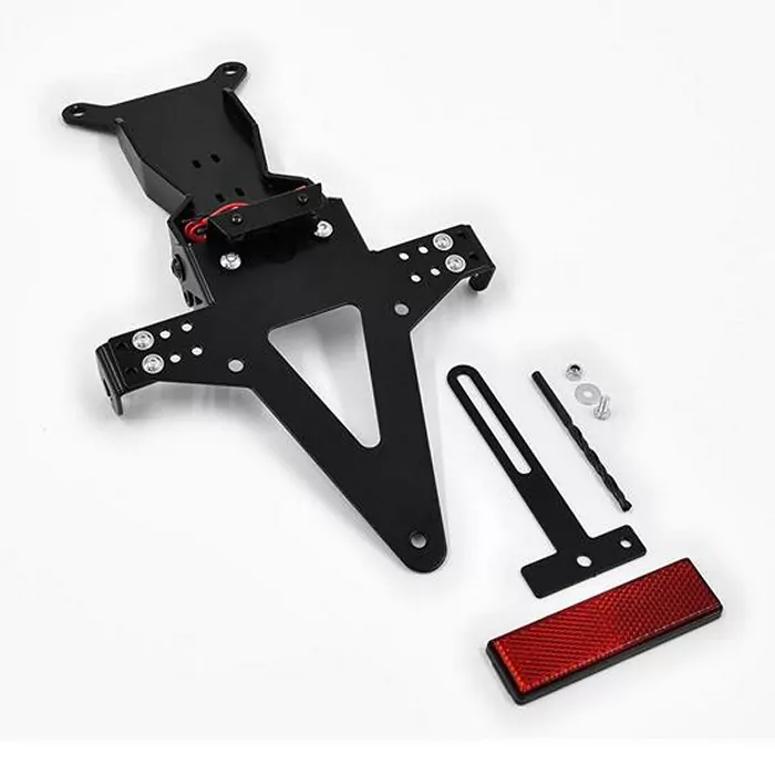 Kennzeichenhalter-Set | Hypermotard 821 / 939 / SP verstellbar | inklusive Reflektor | Halter | KZB