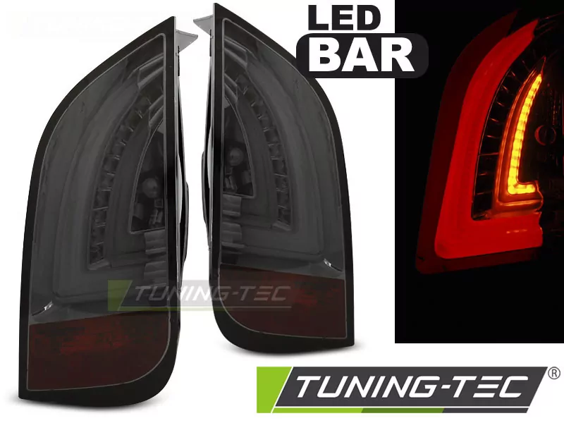 Led Bar Tail Lights Smoke Fits Vw Up! 3.11- / Skoda Citigo 12.11- 