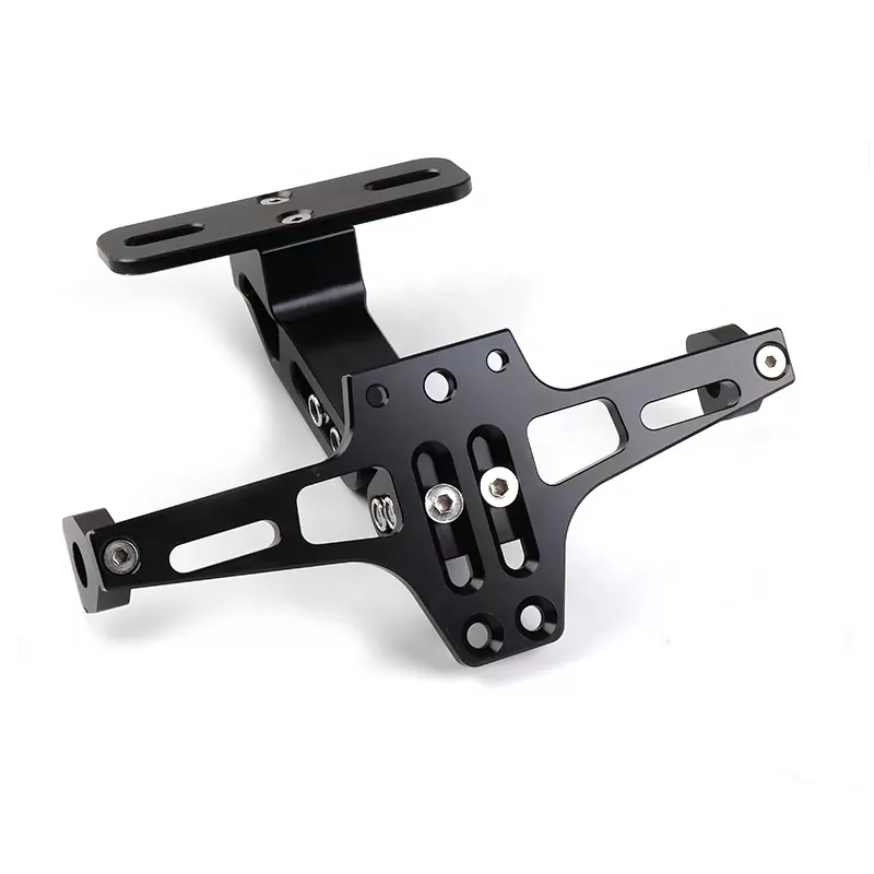 Universal Motorrad Kennzeichenhalter CNC Aluminium