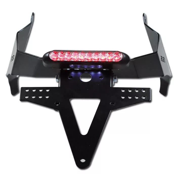 Kennzeichenhalter Honda Cbr600 Rr, Bj. 07-12, Verstellbar, Schwarz, Inkl. Reflektorhalter