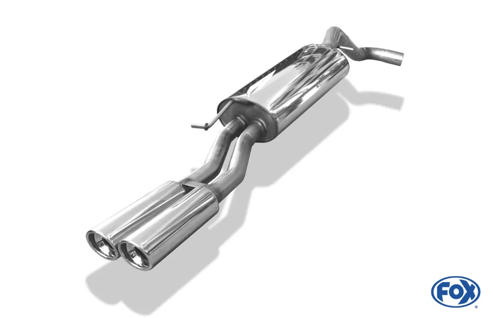 Skoda Octavia RS Typ 1U  Endschalldämpfer Ø63,5mm - 2x80 Typ 17