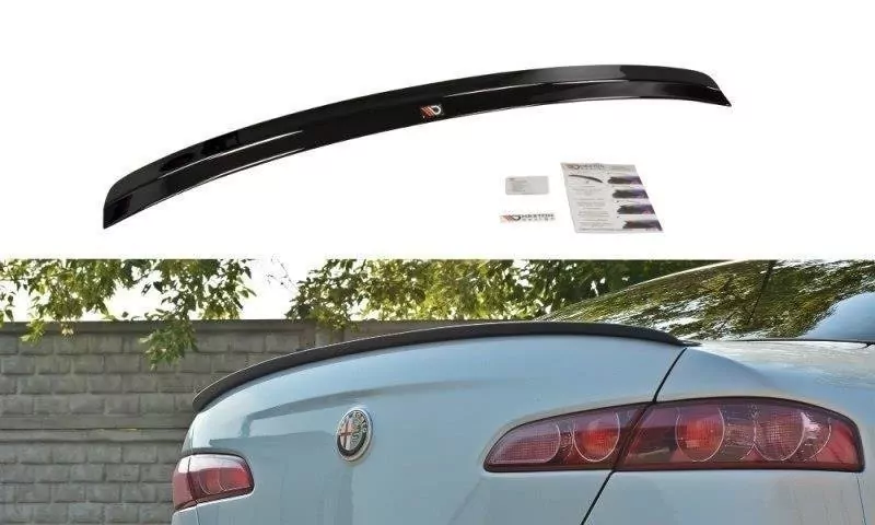 Spoiler CAP Passend Für Passend Für ALFA ROMEO 159 Schwarz Hochglanz Schwarz Hochglanz