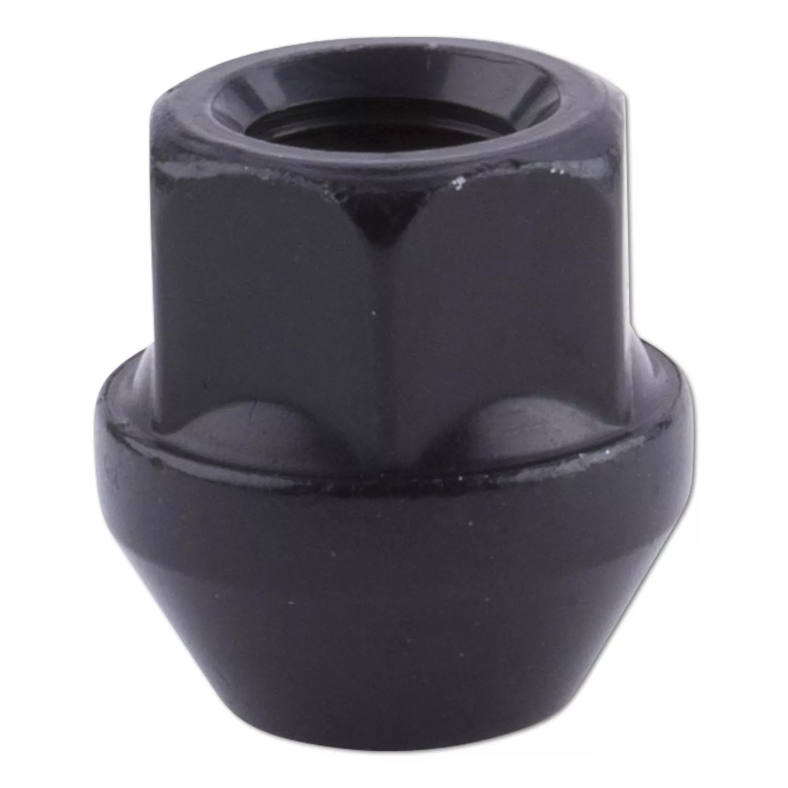 ST Radmutter M12x1,25x25  KE 60° offen SW 19 schwarz (10 Stk.) Alle Alle